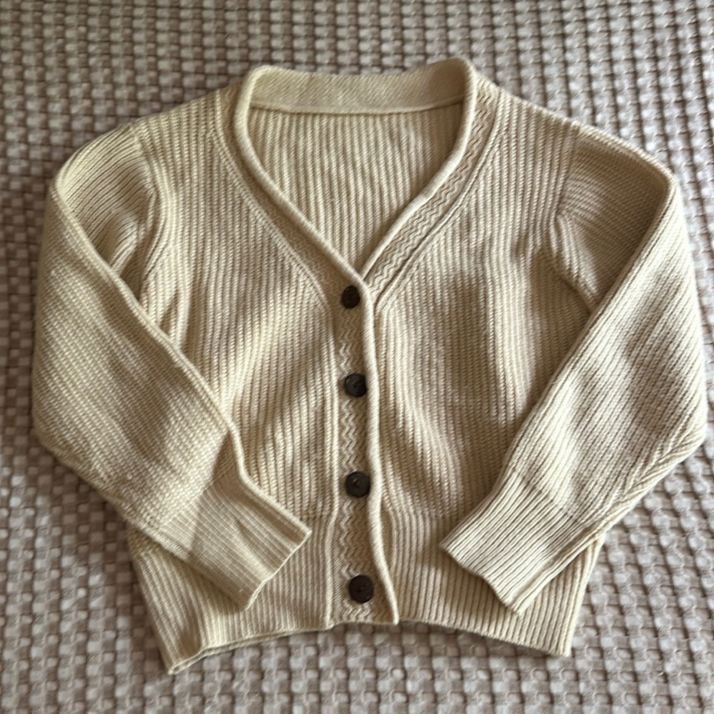 Cream chunky cardigan